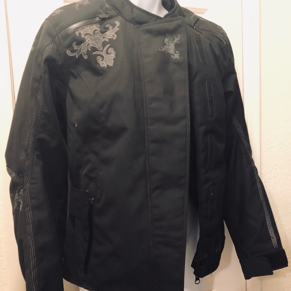 Shift II Padded Motorcycle Jacket - Fleur De Lys - Picture 4 of 6